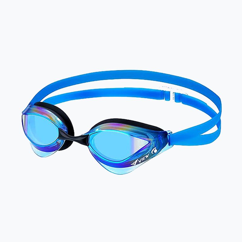 SWEEP Viev Orca mirrored swimming goggles blue