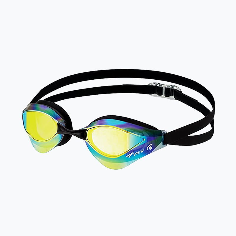 SWEEP Viev Orca mirrored swimming goggles black