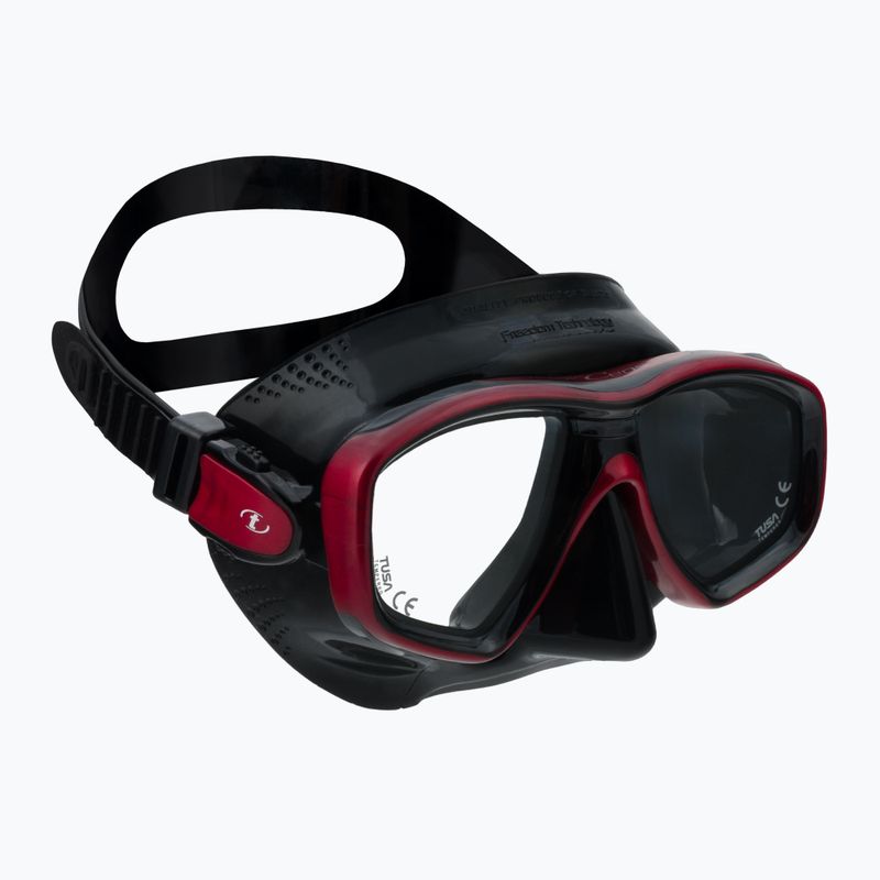 TUSA Ceos Diving Mask Black-Red M-212