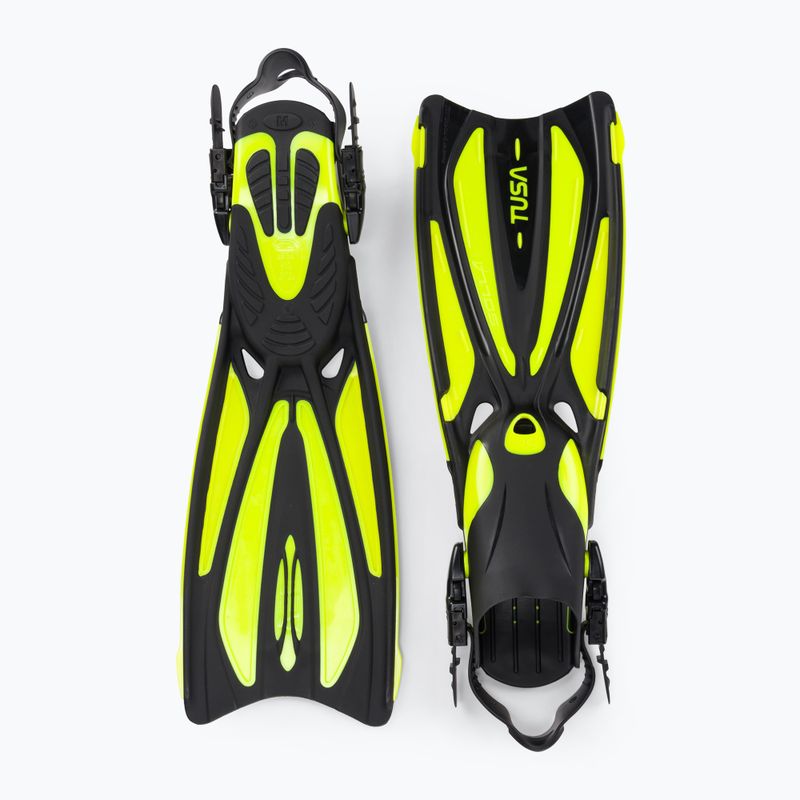 TUSA Solla Fin yellow SF-22 diving fins 2