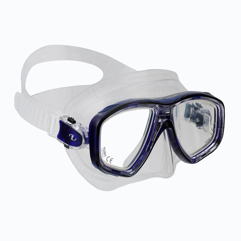 TUSA Ceos Diving Mask navy blue and clear 212