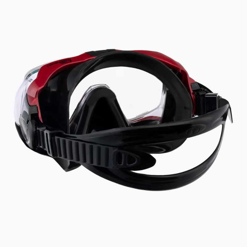 TUSA Visio Tri-Ex diving set red UP-3521QB MDR 8