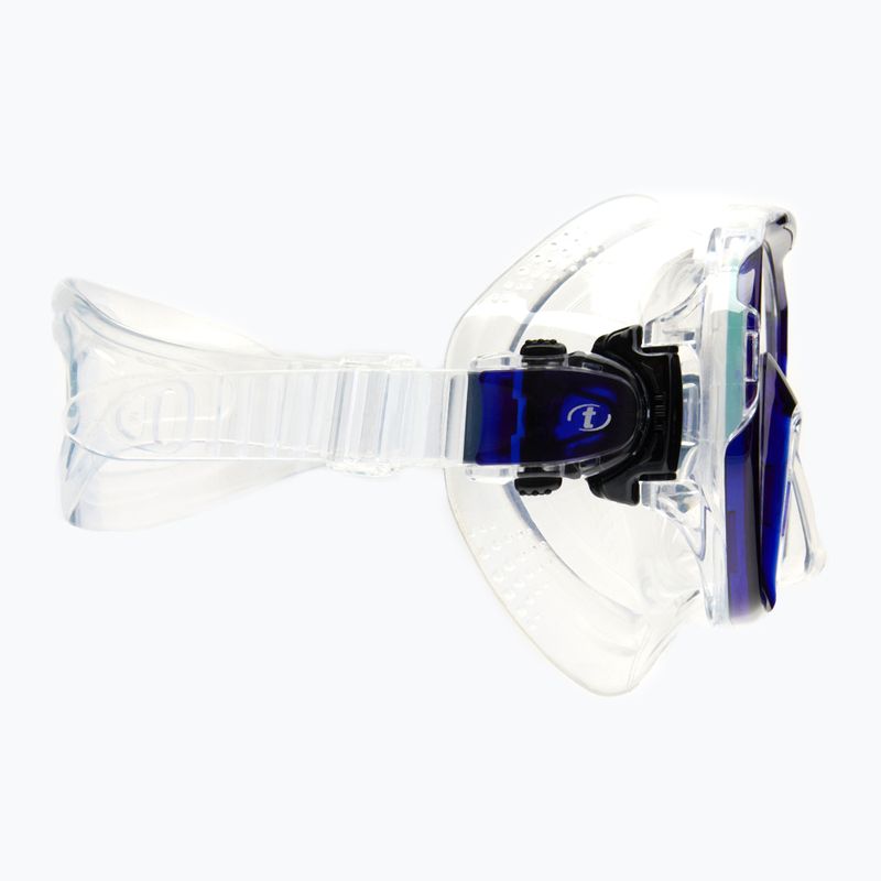 TUSA Freedom Elite navy blue and clear diving mask M-1003 3