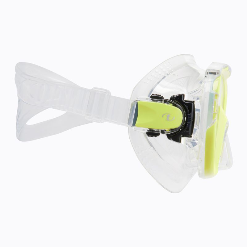 TUSA Freedom Elite yellow-coloured diving mask M-1003 3