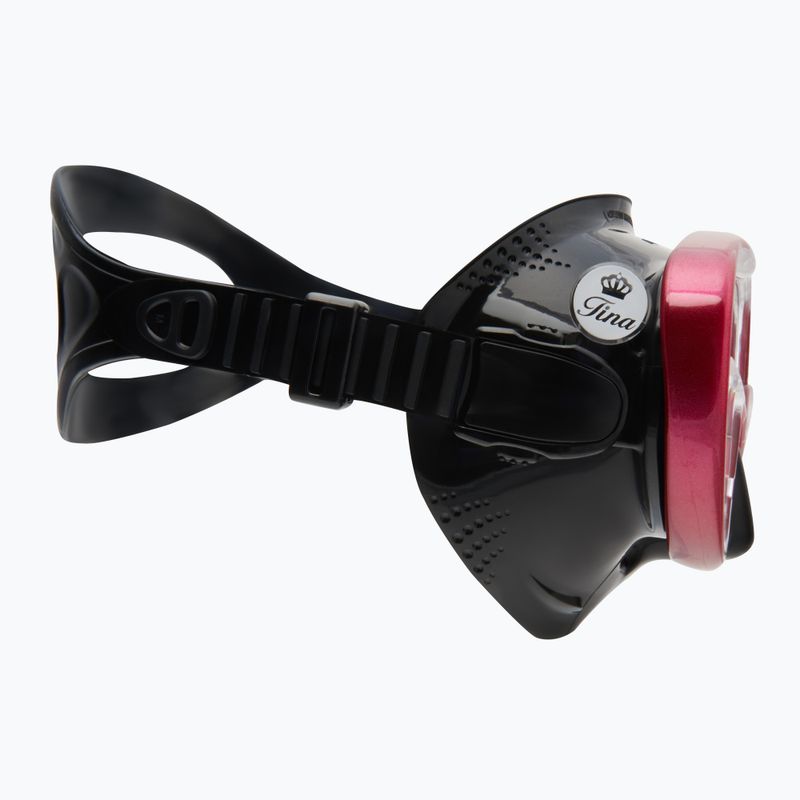 TUSA Tina Fd Diving Mask Black-Red M-1003 3