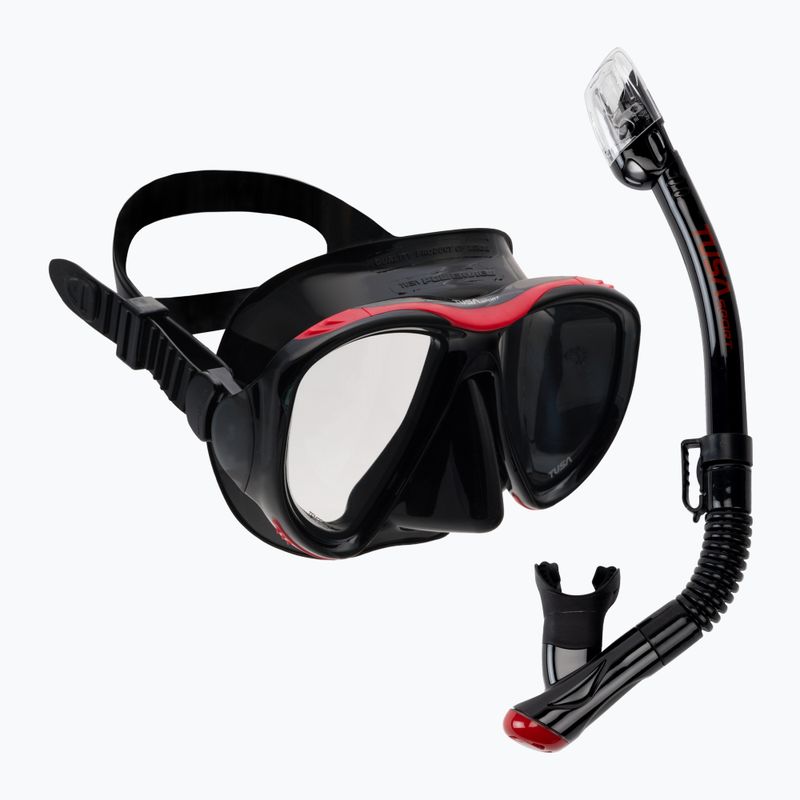 TUSA Powerview diving set black/red UC 2425
