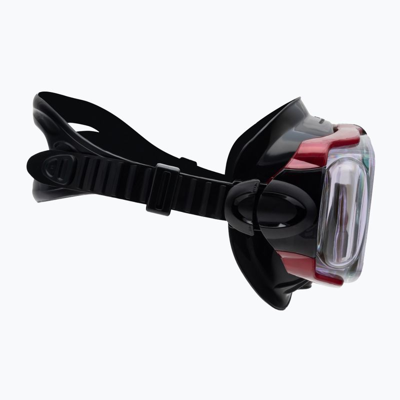 TUSA Visio Tri-Ex diving set black/red UC-3125PQB 3