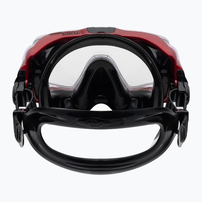 TUSA Visio Tri-Ex diving set black/red UC-3125PQB 4