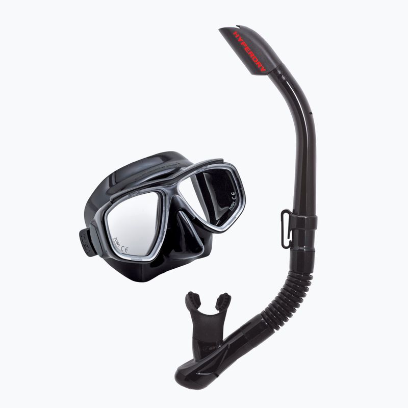 TUSA Splendive diving set black/red UC-7519P