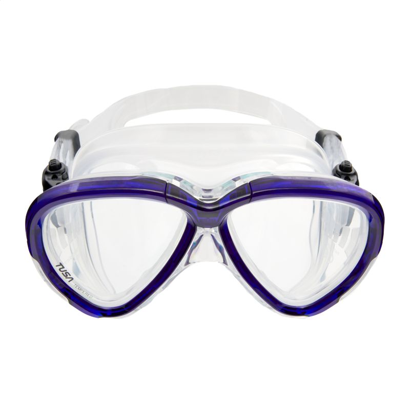 TUSA Intega Diving Mask navy blue and clear 2004 2