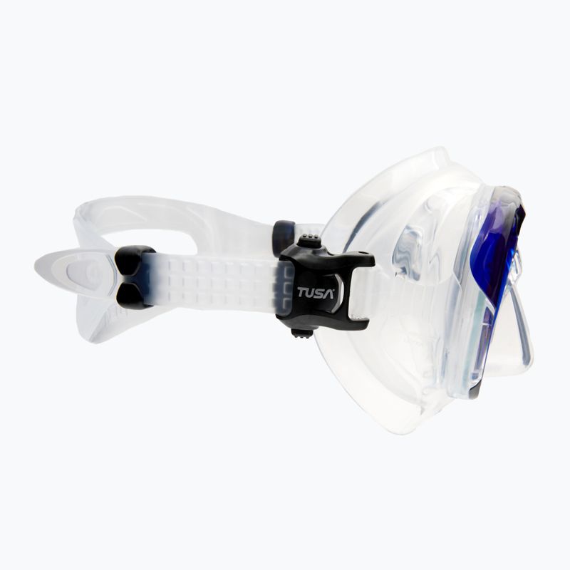 TUSA Intega Diving Mask navy blue and clear 2004 3