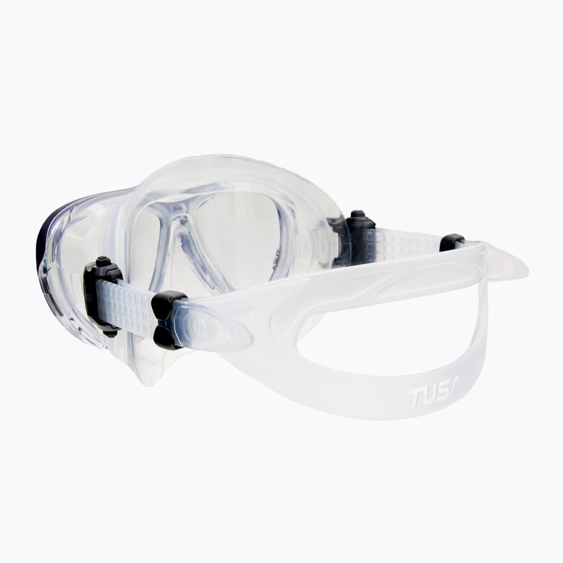 TUSA Intega Diving Mask navy blue and clear 2004 4