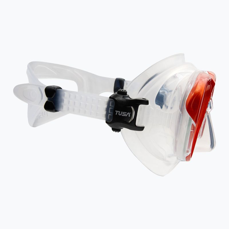 TUSA Intega Diving Mask Orange and Clear 2004 3