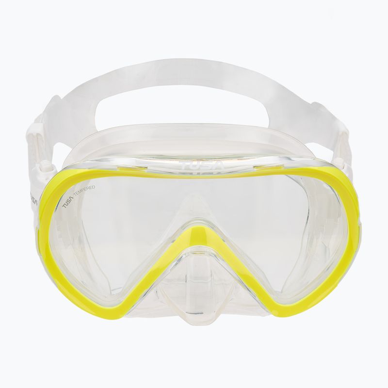 TUSA Ino yellow snorkelling mask 2