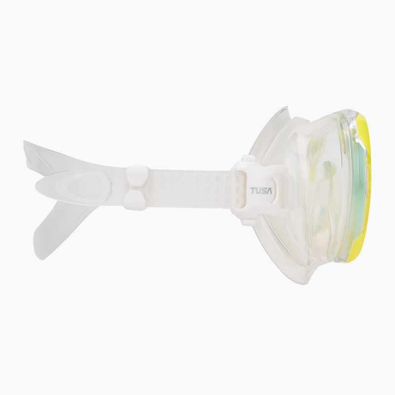 TUSA Ino yellow snorkelling mask 3