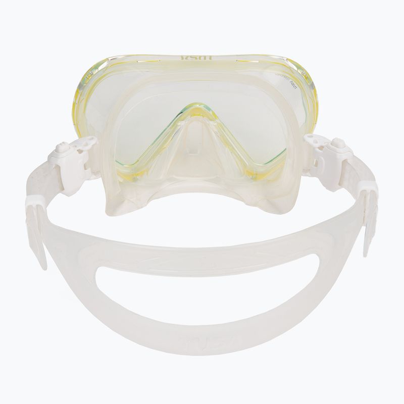 TUSA Ino yellow snorkelling mask 4