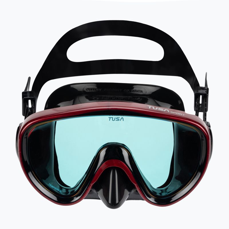 TUSA Serene diving set black / red 3