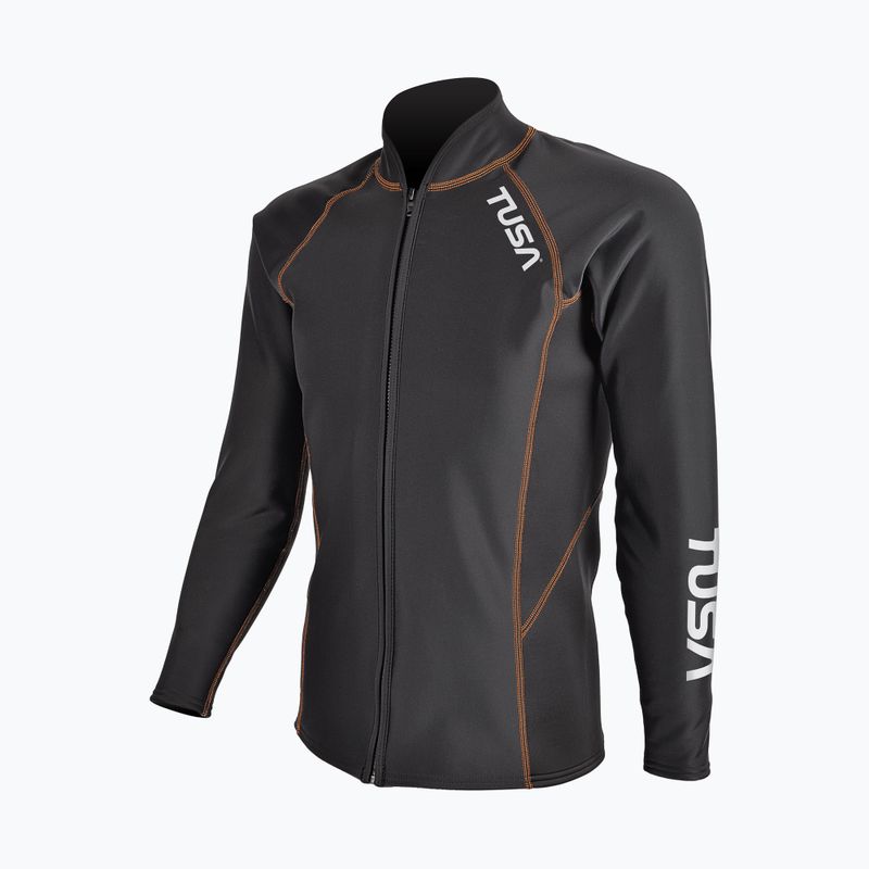 Men's swimming longsleeve TUSA Rashguard Thermal black