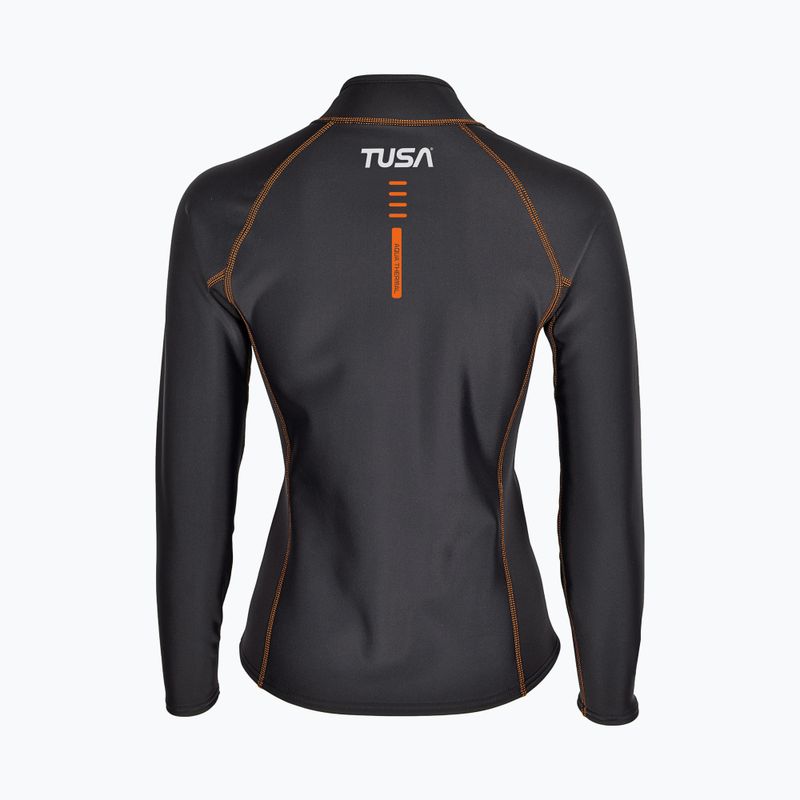 Women's swim longsleeve TUSA Rashguard Thermal black 2