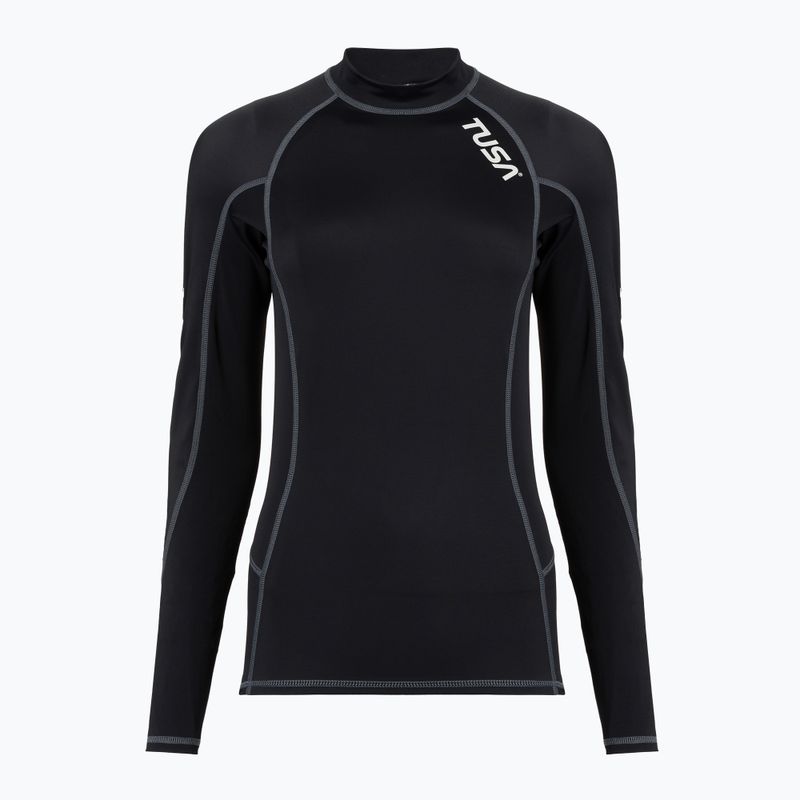 Women's swim longsleeve TUSA Black rashguard