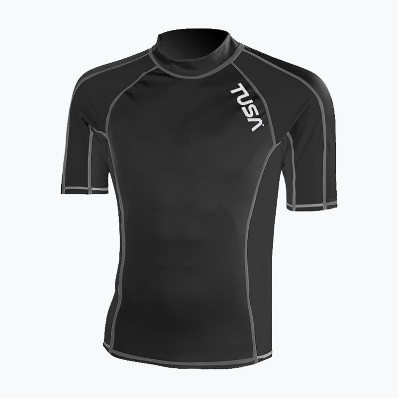 Men's swim top TUSA Black rashguard