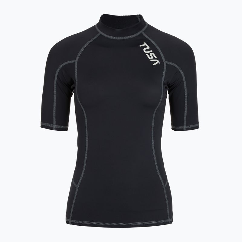 Women's swim top TUSA Black rashguard