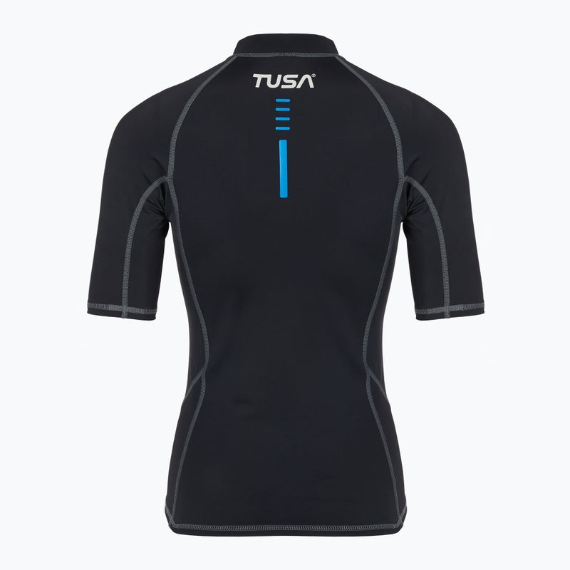 Women's swim top TUSA Black rashguard 2