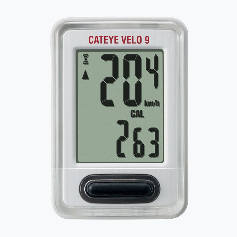 Bicycle counter CatEye Velo 9 CC-VL820 white