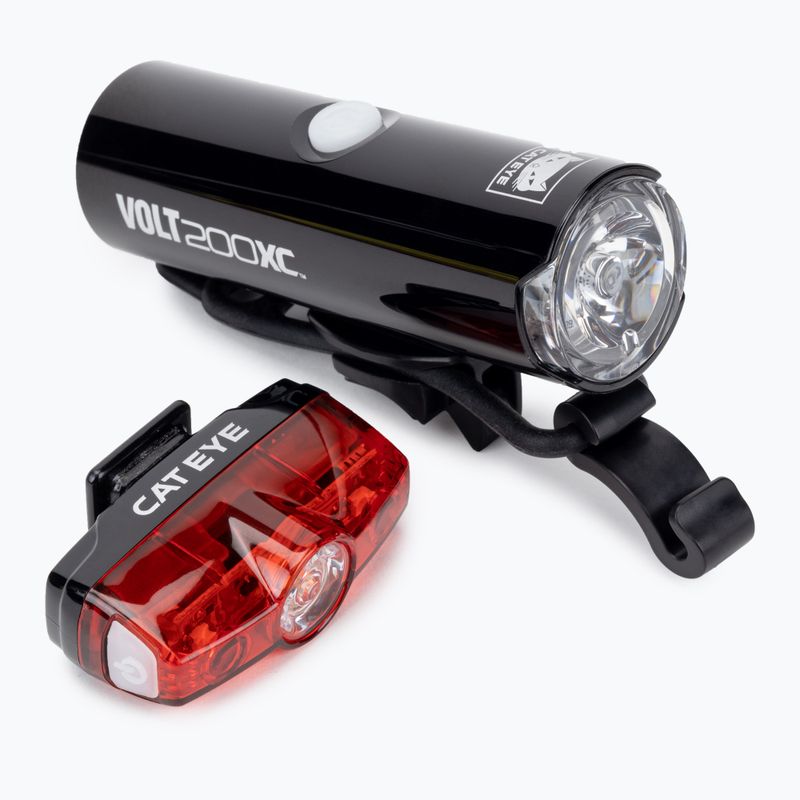 CatEye Volt200Xc Hl-El060 / Rapid Mini Tl-Ld635 25Lm bike light set 8900371