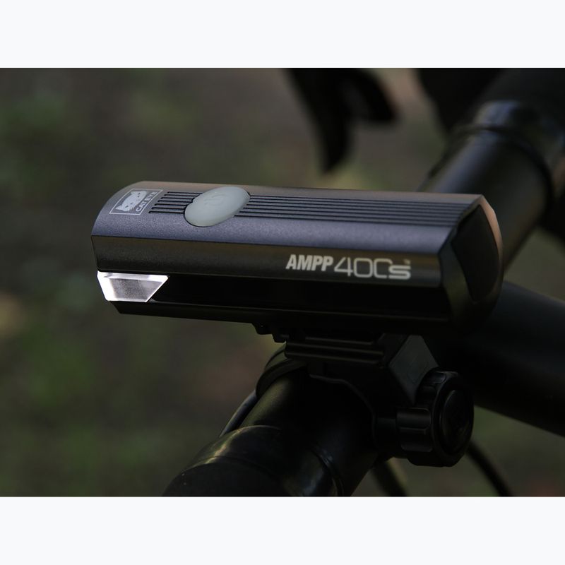 Front bike light Cateye AMPP 400S HL-EL084SRC black 5