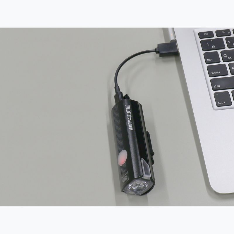 Front bike light Cateye AMPP 400S HL-EL084SRC black 6