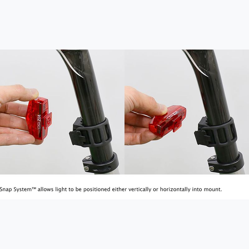 Rear bike light CatEye TL-LD810 VIZ300 USB-C red 3