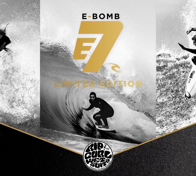 Men's Rip Curl E Bomb LTD 43Gb Z/Free ST Swim Foam Black 655464 10