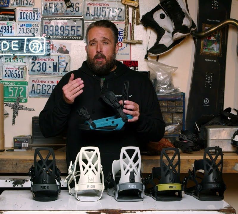 Men's snowboard bindings RIDE C-4 black 12G1007 11