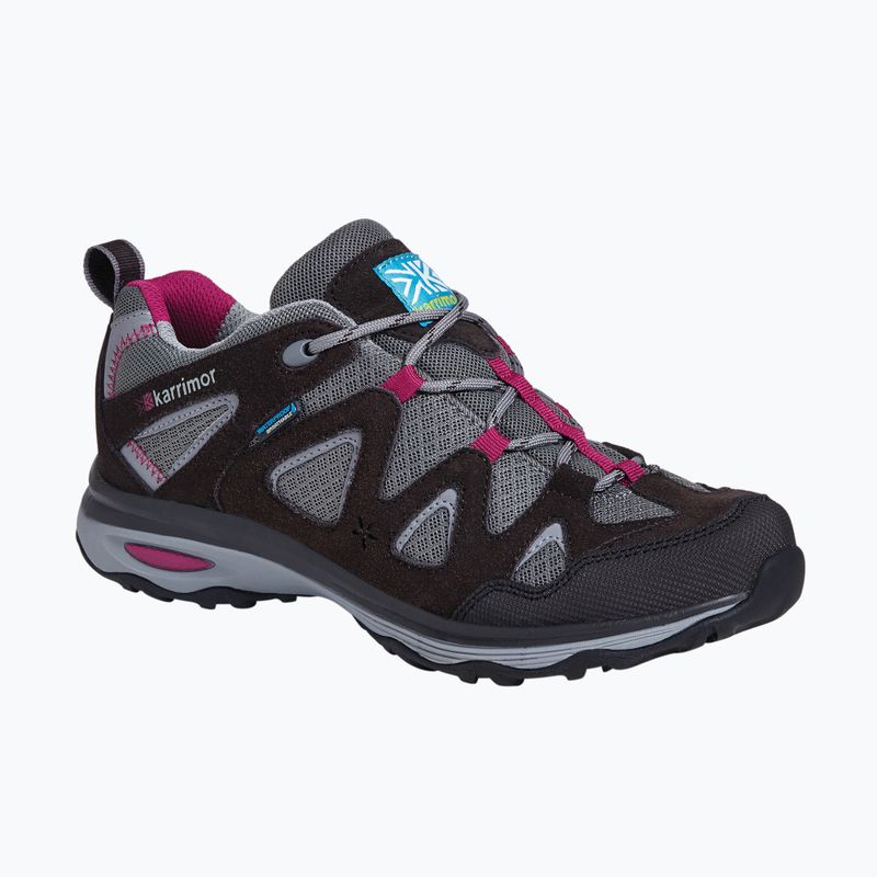 Women's trekking boots Karrimor Isla Low black c/pink 8