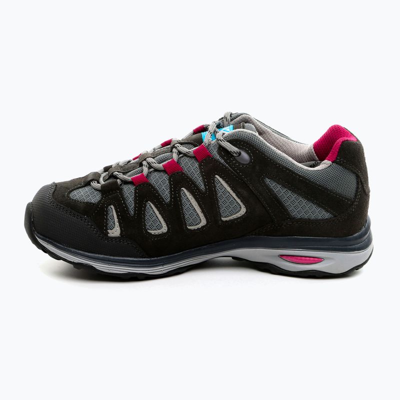 Women's trekking boots Karrimor Isla Low black c/pink 10