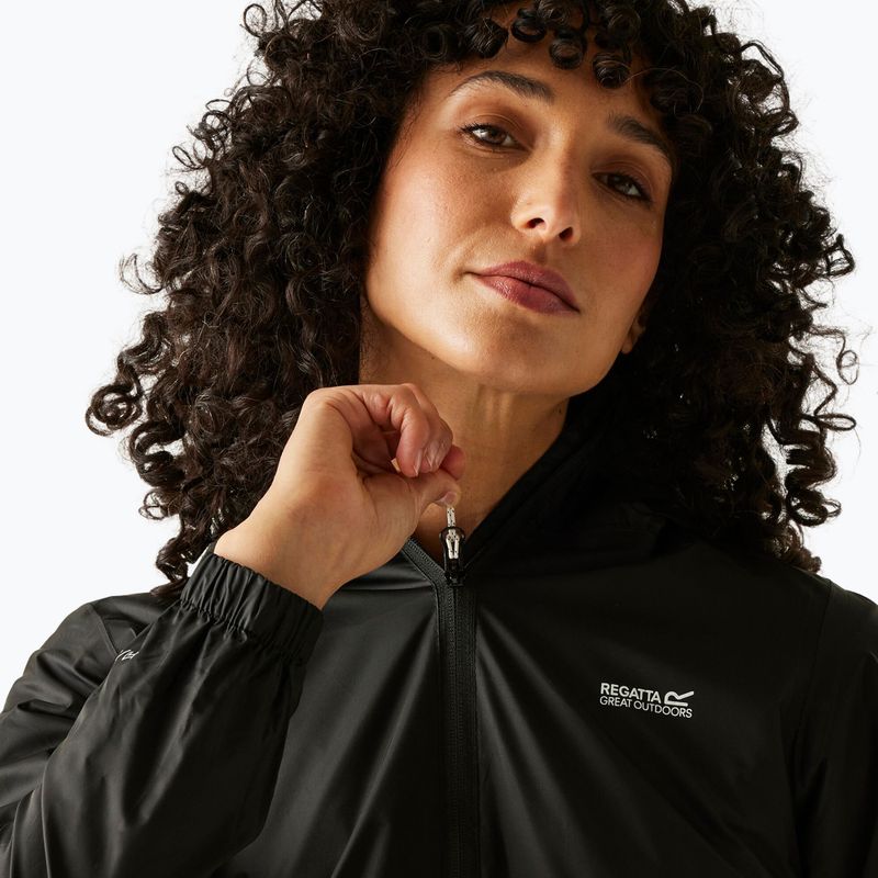 Women's waterproof jacket REGATTA Pack-It III black 4