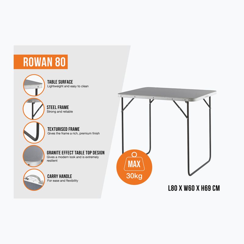 Vango Rowan 80 grey touring table 2