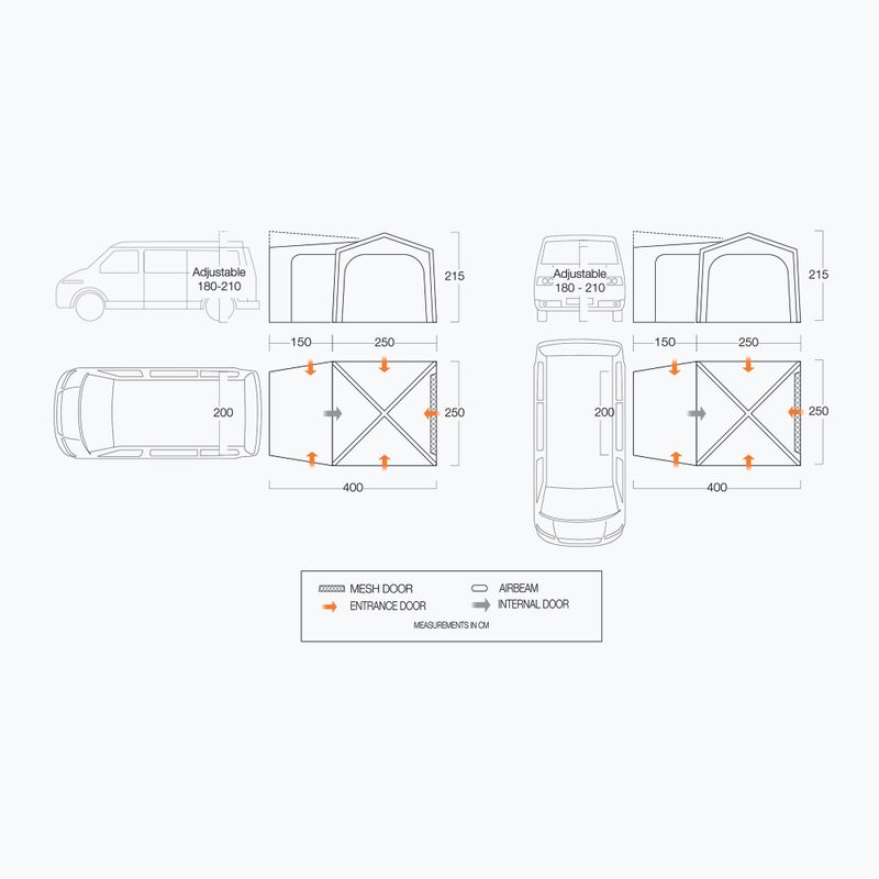 Vango Tailgate AirHub Low vestibule 2