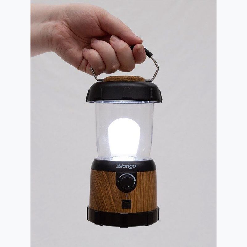 Camping lamp Vango Nova 200 Recharge wood 5