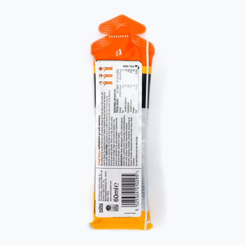 Science in Sport GO Isotonic gel 60ml orange SIS131042 2