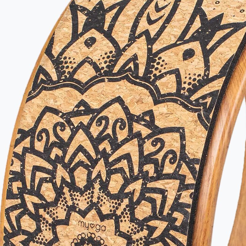 Yoga ring Myga Mandala brown 3