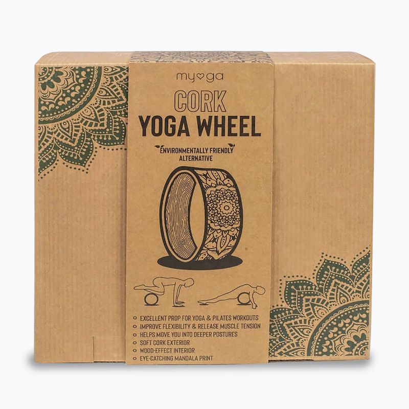 Yoga ring Myga Mandala brown 5