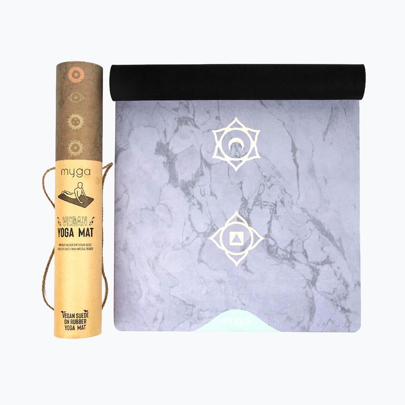 Yoga mat Myga Chakra Luxurious purple 2