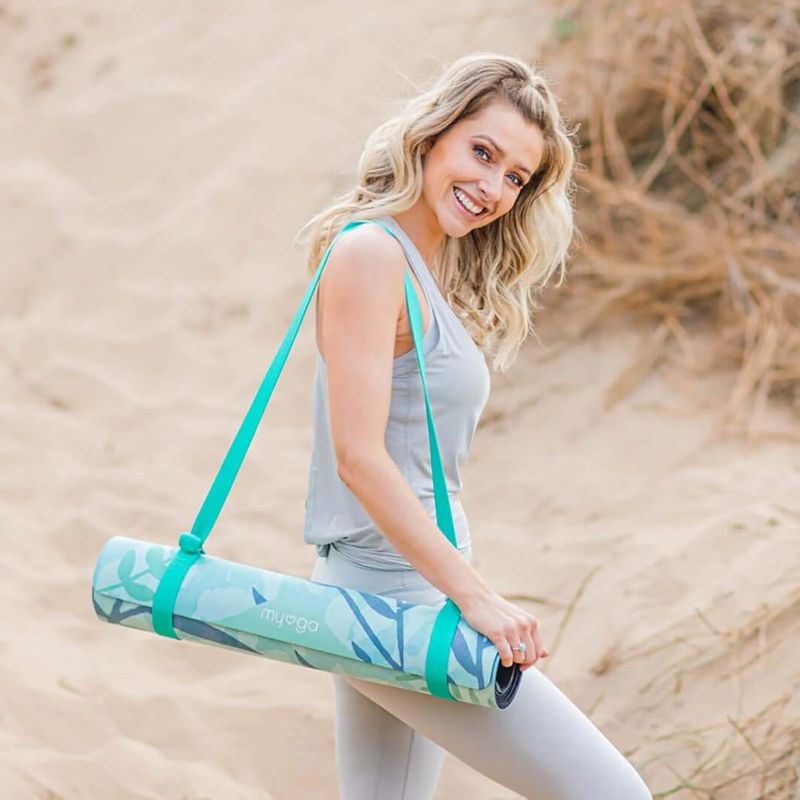 Yoga mat Myga Peacemaker Luxurious green 9