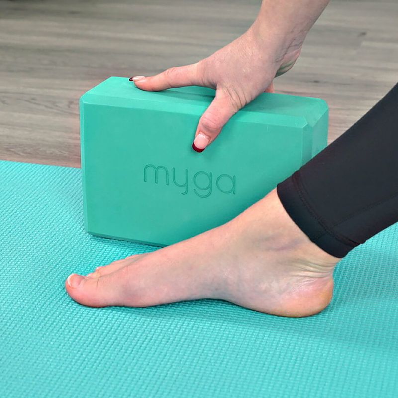 Yoga block Myga Foam Block turquoise 5