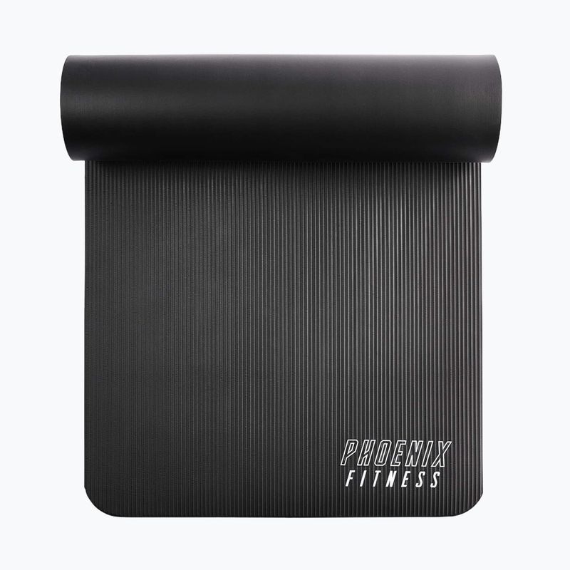 Yoga mat Phoenix Fitness black 2