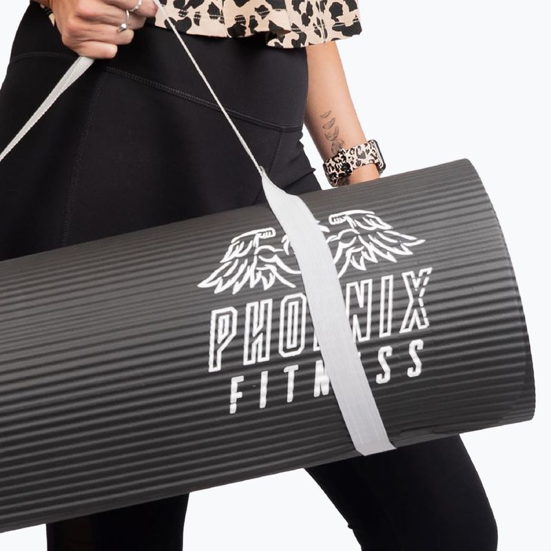 Yoga mat Phoenix Fitness black 6