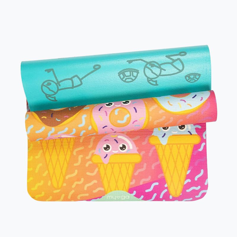 Children's yoga mat Myga Sweet Tooth yellow 3