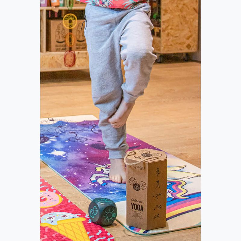 Children's yoga mat Myga Sweet Dreams purple 9